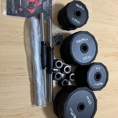 ダンベル×2(1個あたりMAX20kg)