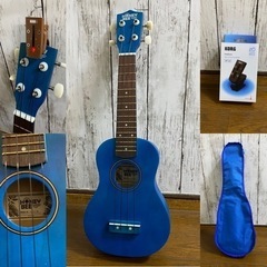 可愛いウクレレ♪＋チューナー＋ケースすぐ弾けます！^ - ^