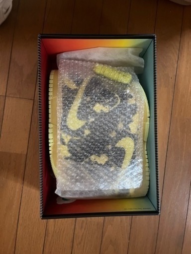 NIKE ダンクハイ　スニーカー　26.0 アシッドウォッシュ　イエロー