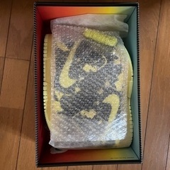 NIKE ダンクハイ　スニーカー　26.0 アシッドウォッシュ　イエローの画像
