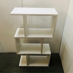 ニトリ　オープンラック　ホワイトの画像