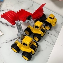 トラック　おもちゃ　ショベルカー　ブルドーザー　おもちゃ　子供　知育の画像