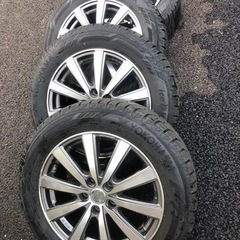 215/60r/17 ヨコハマ　アイスガード　IG60 エンケイ　アルミホイール　スタッドレスタイヤ