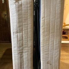 ベルメゾン購入　折りたたみマットレス付きベッド　取りに来れる方に無料で差し上げますの画像