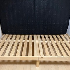 無料★セミダブルすのこフレームの画像