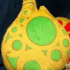 ゼルダの伝説　クッション　新品未使用　プライズ品　ティアーズオブザキングダム　ハートの器&がんばりの器　プレミアムダイカットクッションの画像