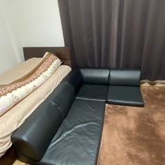 【取引成立】ローソファー　3人掛け