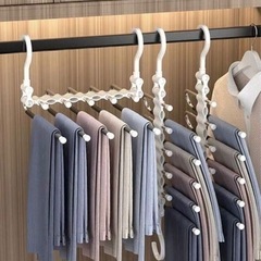 多機能折りたたみ式ズボンハンガー