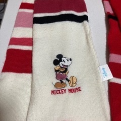 マフラー 子供用 ミッキーの画像