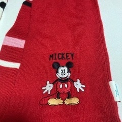 マフラー 子供用 ミッキーの画像