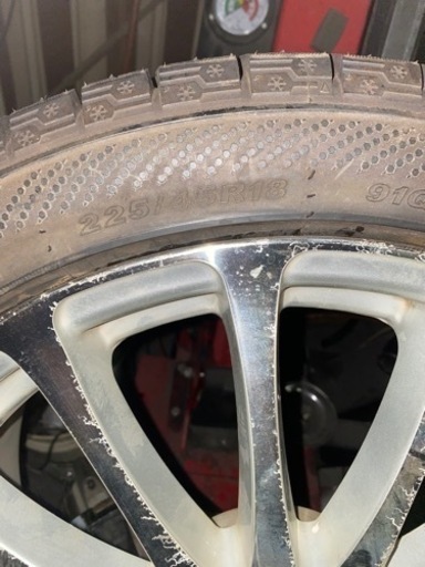 出品期間一カ月！225/45R18スタッドレスタイヤホイールセット！