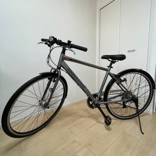 【美品】BRIDGESTONEクロスバイク TB1 27インチ マットグレー