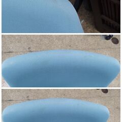 ☆ITOKI torte-R トルテRチェア KZ-240GB-T1Q4 2脚セット オフィスチェア オフィス家具 水色/ライトブルーの画像