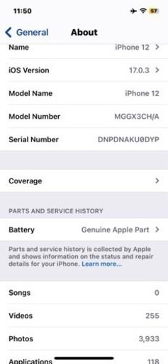 携帯電話/スマホ iPhone 12 blue color 128GB sim free no shutter sound