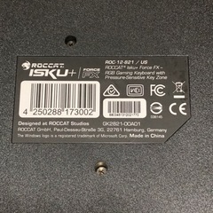ゲーミングキーボード　ROCCAT SWARM ISKU+ FORCE FXの画像
