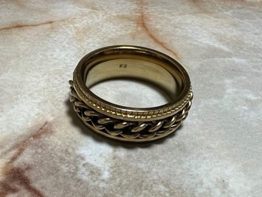 指輪　リング　k18