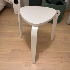 【半額以下】IKEA スツール KYRRE シルレ 白の画像
