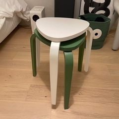 【半額】IKEA スツール KYRRE シルレ 緑の画像