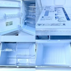 2020年製 美品♪☆★シャープ どっちもドア ガラストップ 冷凍冷蔵庫 350L★☆の画像