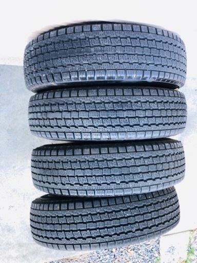 冬タイヤ 145R12 LT 軽自動車用ホイール付き 145R12ブリヂストン製スタッドレス 4本組
