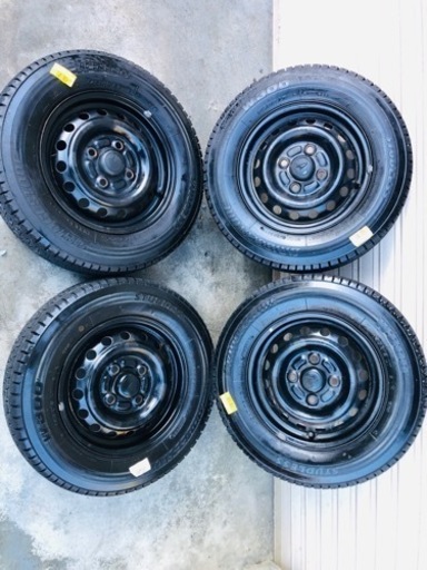 冬タイヤ 145R12 LT 軽自動車用ホイール付き 145R12ブリヂストン製スタッドレス 4本組