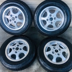 冬タイヤ 145/80R12 軽自動車用アルミ付 4本組