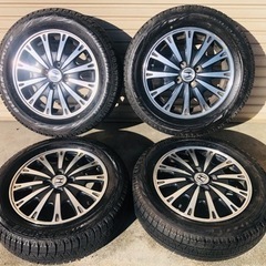 冬タイヤ 175/65R15 純正アルミ付ブリザック 4本組