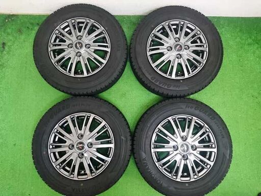 20年 タント/ムーヴ/ワゴンR等 ヨコハマ製スタッドレスタイヤIG50 PLUS 社外アルミ付 145/80R13③