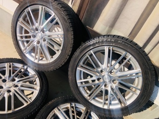 冬タイヤ 225/45R17 BS製アルミBS製スタッドレス 4本組