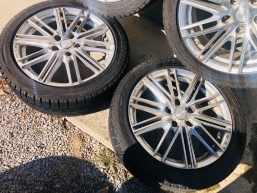 冬タイヤ 225/45R17 BS製アルミBS製スタッドレス 4本組