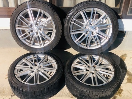 冬タイヤ 225/45R17 BS製アルミBS製スタッドレス 4本組
