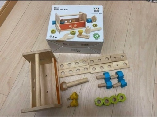 木のおもちゃ PLAN TOYS 5540 Robot Tool Box