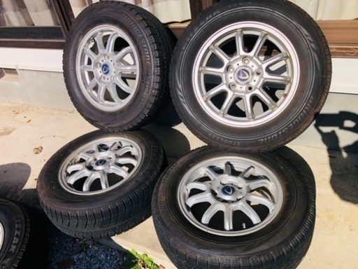 冬タイヤ 205/65R15 アルミ付BS製スタッドレス 4本組