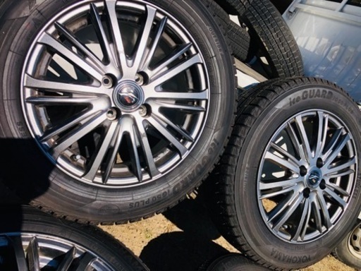 冬タイヤ 175/65R15 アルミ付きスタッドレス 4本組