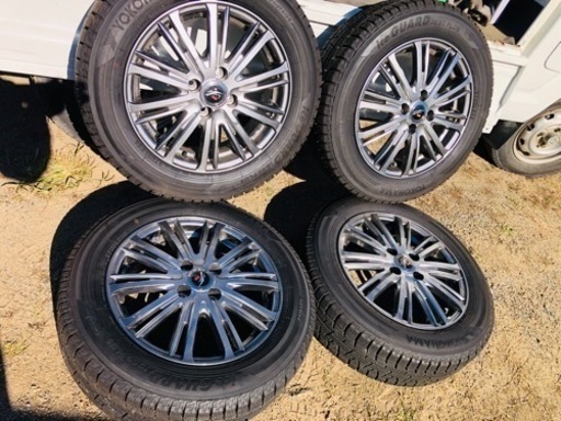 冬タイヤ 175/65R15 アルミ付きスタッドレス 4本組