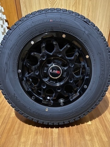 軽バン用スタッドレスタイヤホィール4本セット