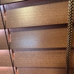 無料　高級木製ブラインド　ほぼ新品　3つの画像