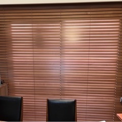 無料　高級木製ブラインド　ほぼ新品　3つの画像