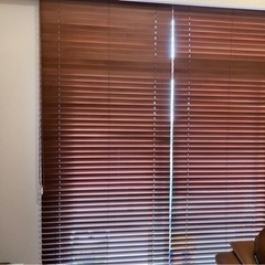 無料　高級木製ブラインド　ほぼ新品　3つの画像