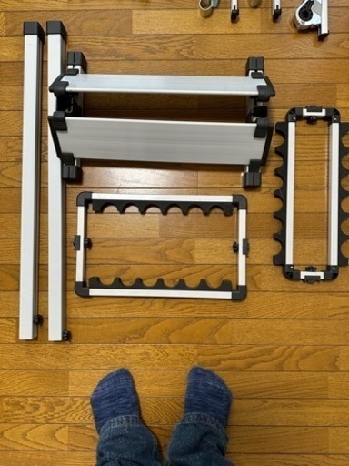CARMAET iinnoロッドホルダーDH 8本掛け　ロッドスタンド