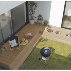 ウッドデッキ作ります。