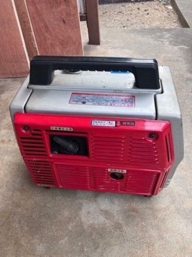終わりました。ホンダ発電機EM400