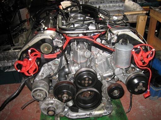 MB-124-500E-E500リビルトコンプリートエンジ販売