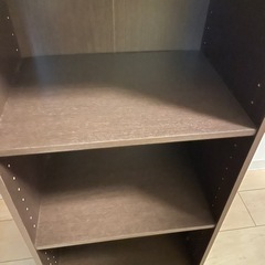 【ニトリ】カラーボックス ダークブラウンの画像