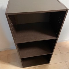 【ニトリ】カラーボックス ダークブラウンの画像