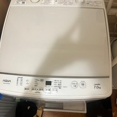 洗濯機　SHARP AQUA 7.0kgの画像