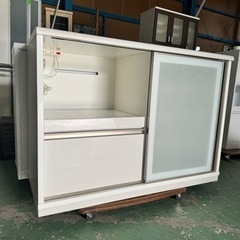 11/28まで！横120cm?キッチンボード☆食器棚☆キッチン家具☆格安中古☆税込¥7700