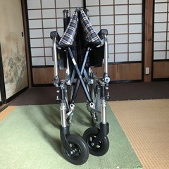 室内用車椅子　　60キロ前後の方なら、外のお散歩もできます。の画像