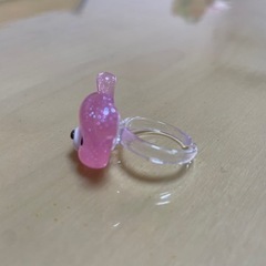 新品未使用　くまのフリーサイズ指輪の画像