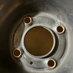 4本セット　プジョー 208 純正 15インチ スチール ホイール 6J +23 4穴 PCD108 中古 鉄 PEUGEOTの画像